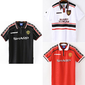 Manchester United 1998–99 Season Special Edition Commemorative Jersey-6053  