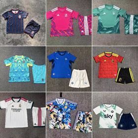 2627 Short-Sleeve Kids' Jersey Set-6087  