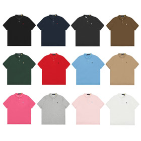 Polo Ralph Lauren Classic Collared Short-Sleeve Loose-Fit T-Shirt-6289  
